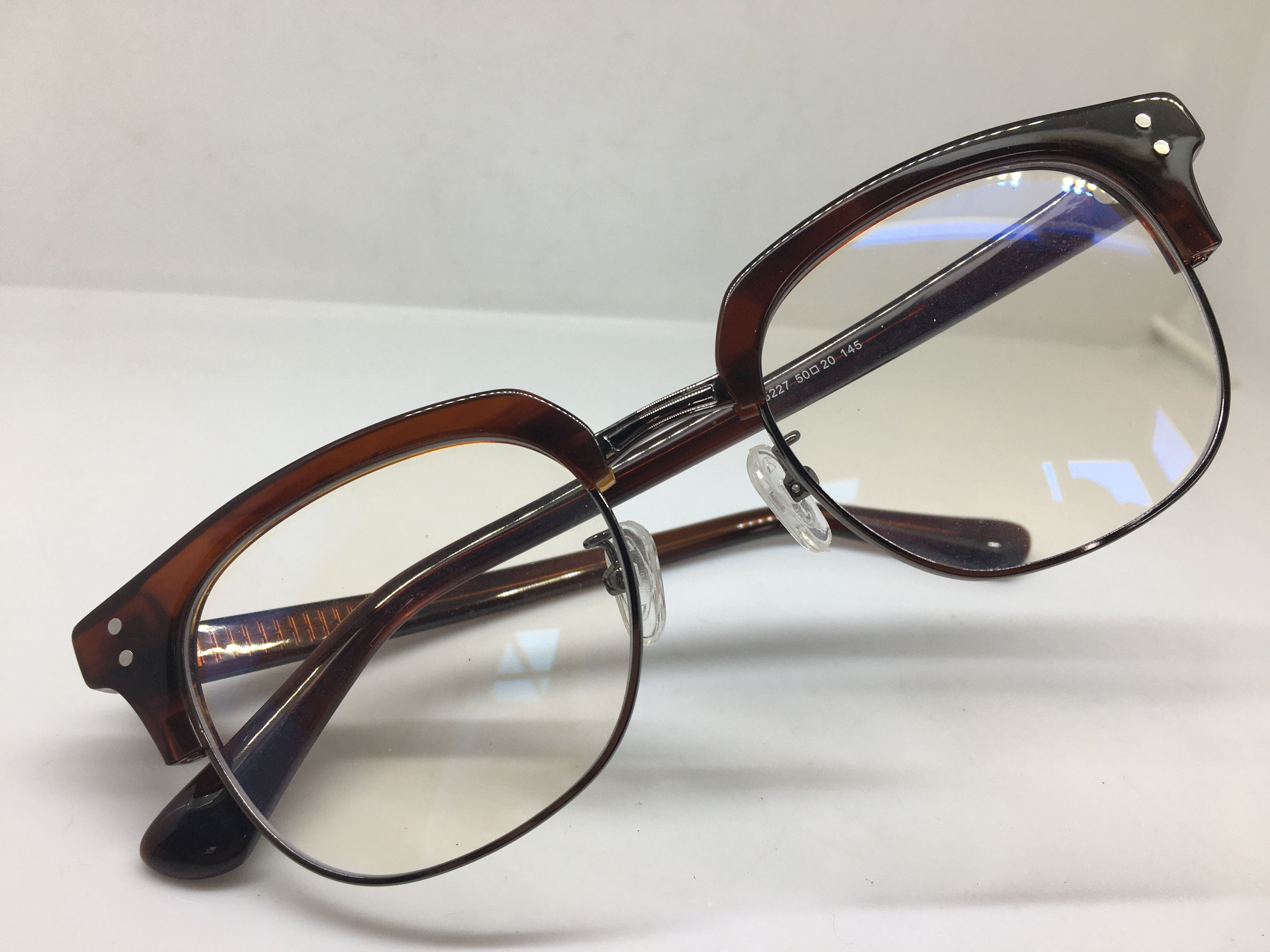 Other Mod Malcolm X Red Brwon Eyeglasses Frame Size ONE SIZE - 5 Thumbnail