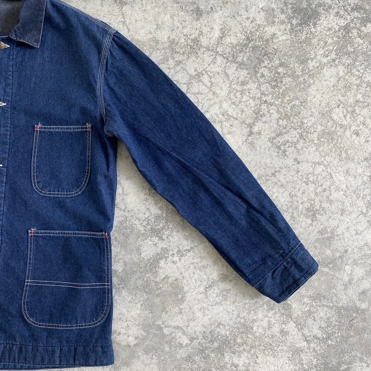 Vintage Vintage Sears Roebuck Barn Chore Work Denim Jacket Size US M / EU 48-50 / 2 - 7 Thumbnail