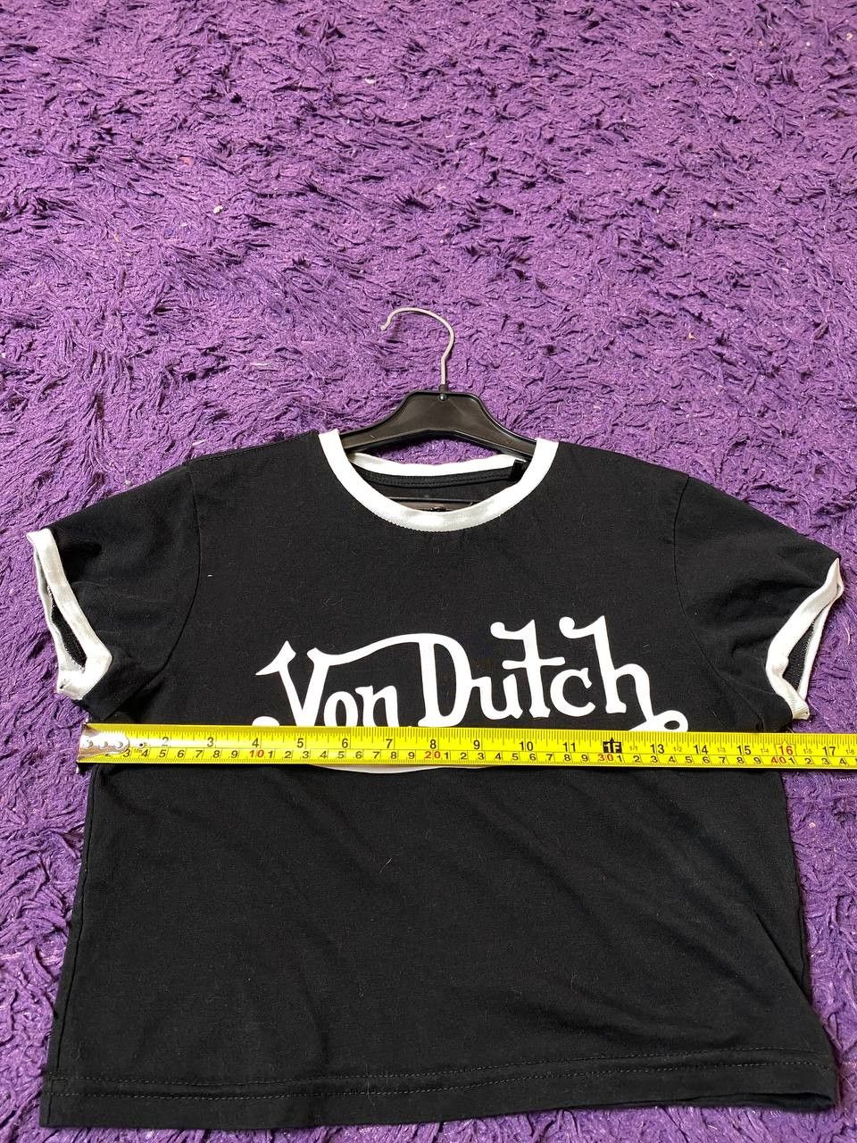 Von Dutch Fashion Von Dutch Big Y2K Logo Crop Top Size XL / US 12-14 / IT 48-50 - 6 Thumbnail