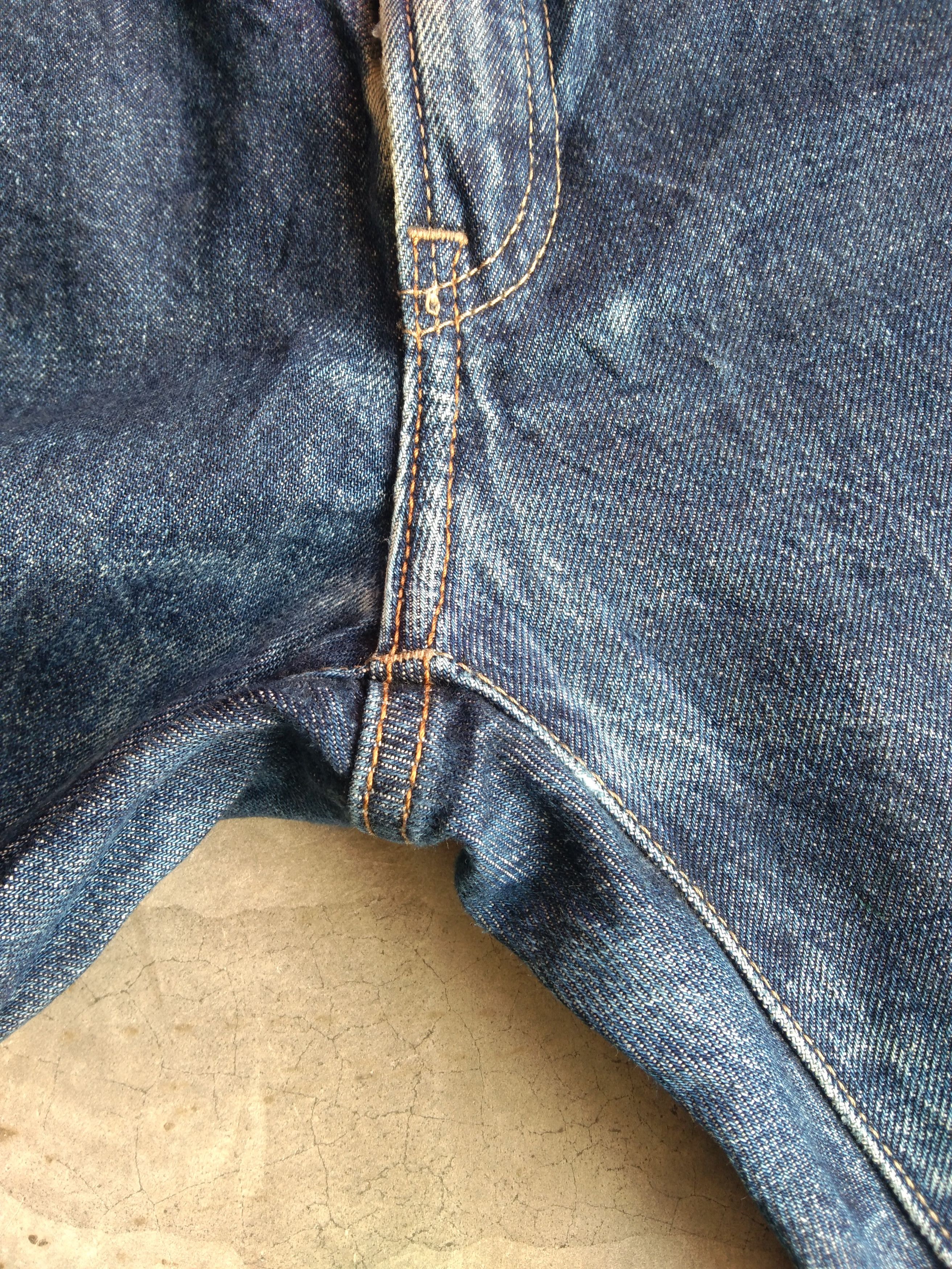 Japanese Brand Vintage Japanese Uniqlo Redline Selvedge Distressed Jeans Size US 31 - 6 Thumbnail