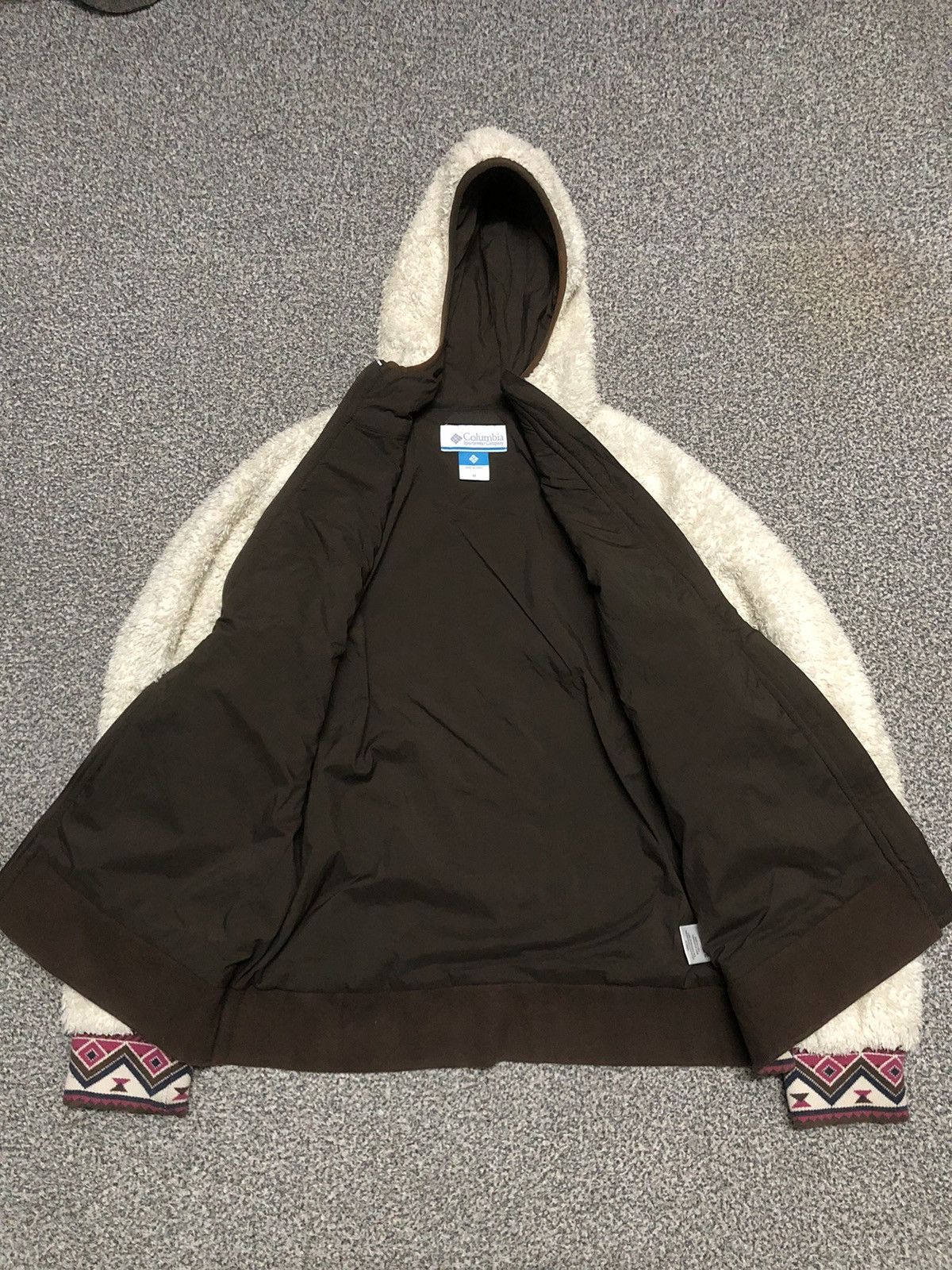 Patagonia Vintage 90s Columbia Native Fleece Fullzipper Hoodie Size M / US 6-8 / IT 42-44 - 15 Thumbnail