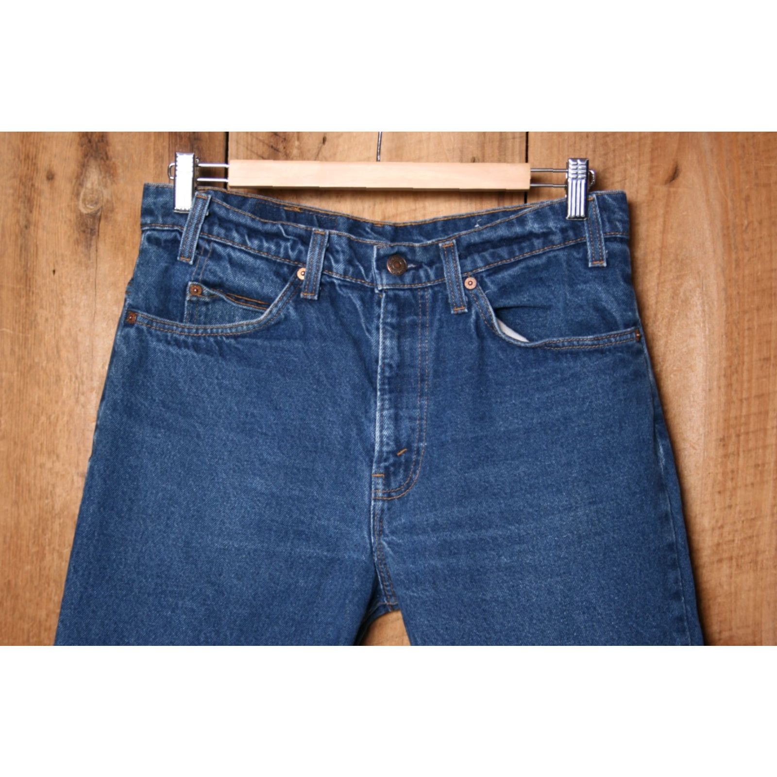 Levi's VINTAGE Levi's 509 Jeans Men Blue Regular Zip Inseam 31 Inseam 31 Orange Tab 30x33 30x31 Measure 31.5x31 | Holes Baggy? Size US 29 - 2 Thumbnail