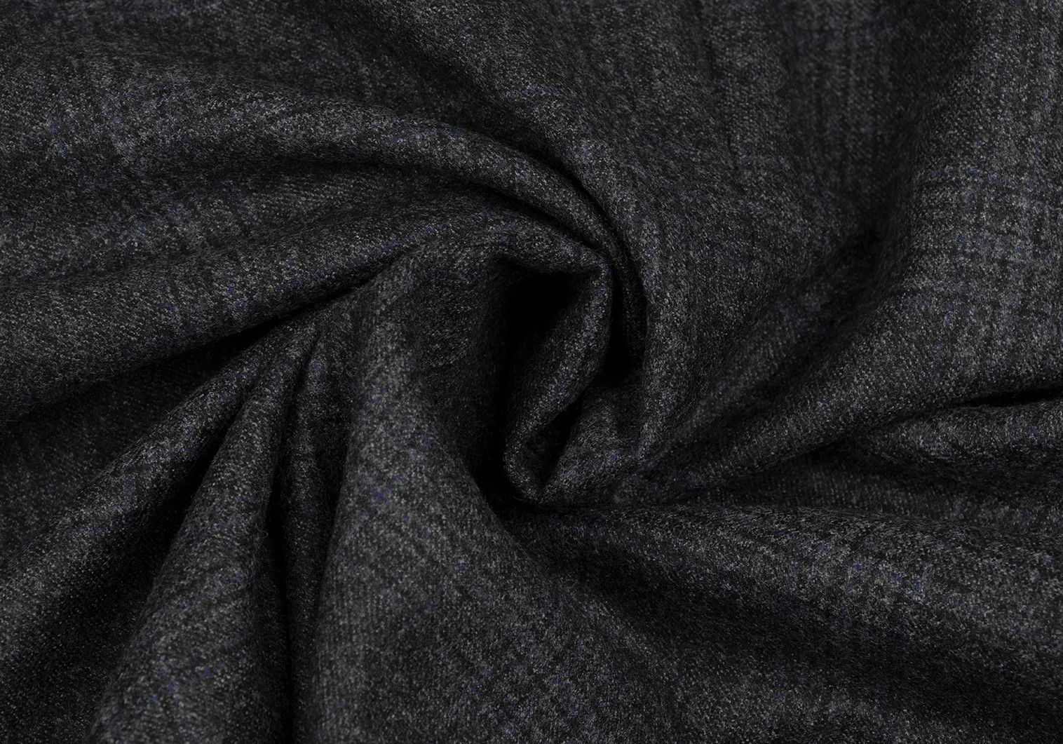 Armani Collezioni Wool Glen Check Peak Lapel Double Jacket in Charcoal Navy Size US XXS / EU 40 - 15 Thumbnail