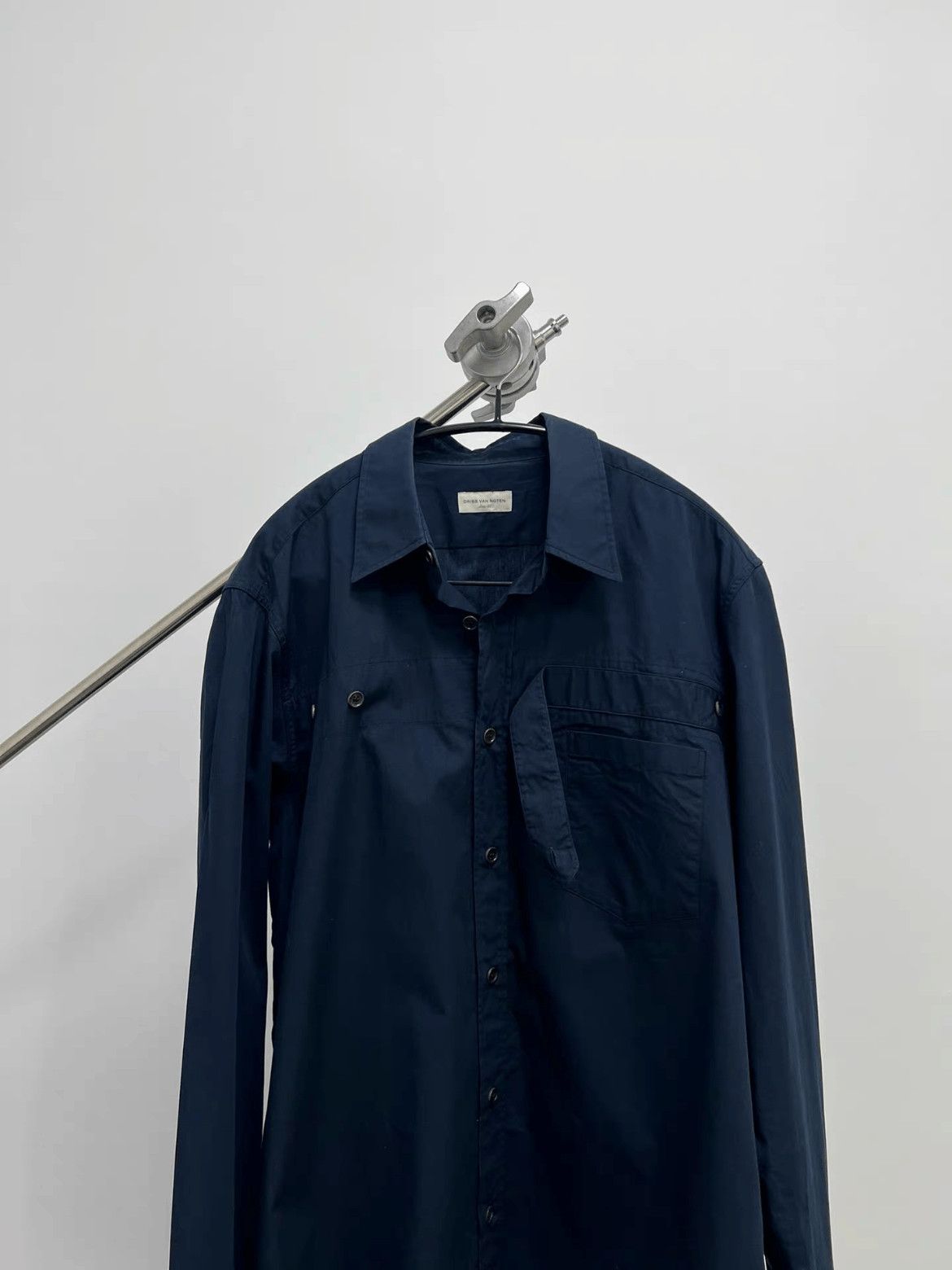 Dries Van Noten Dries Van Noten Sz 50 Dries Van Notwn Stripe Shirt Jacket- Size US M / EU 48-50 / 2 - 4 Thumbnail