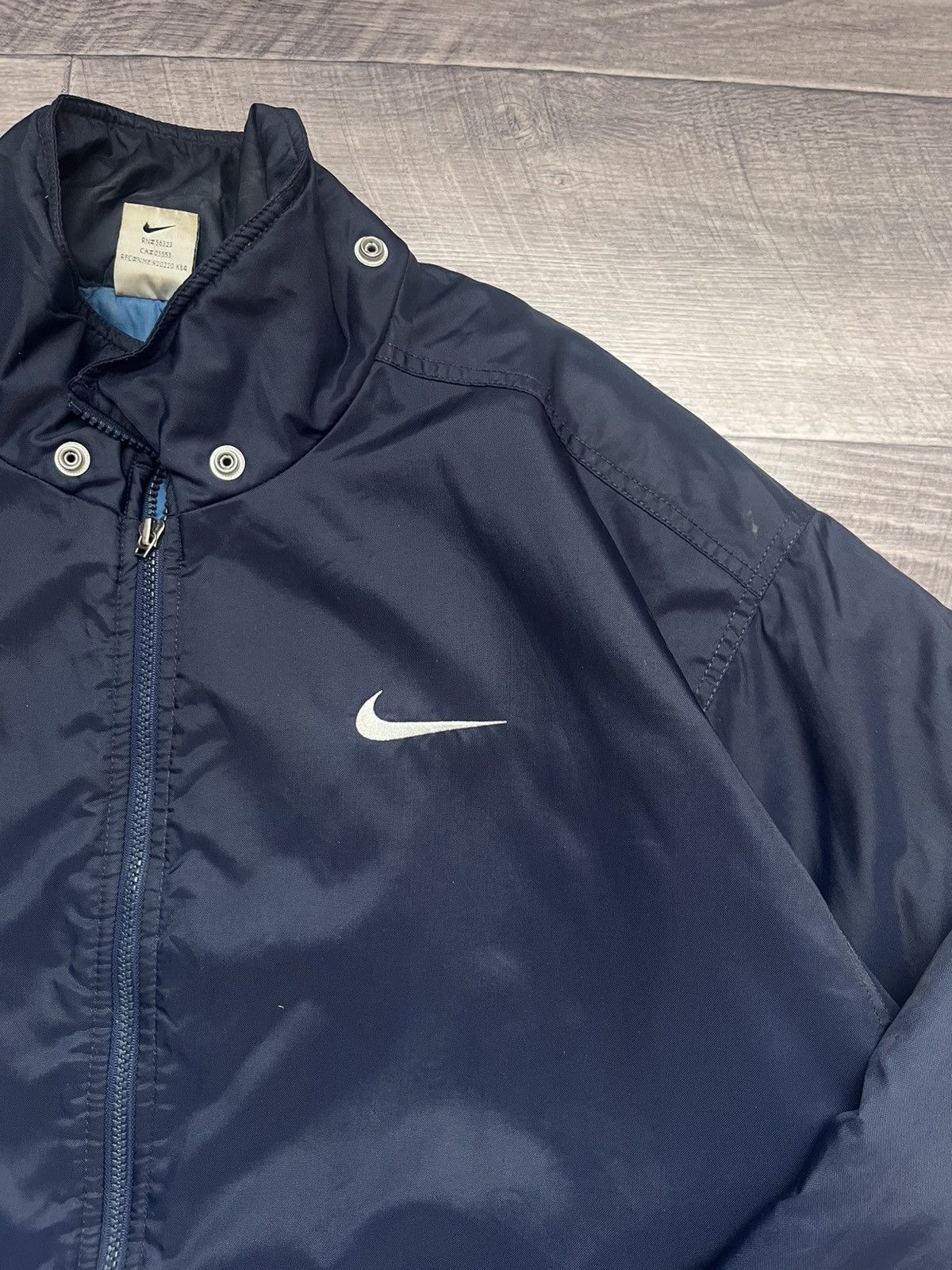 Nike 90s Vintage Nike Down Jacket Big Swoosh Logo Back Rare Size US L / EU 52-54 / 3 - 6 Thumbnail