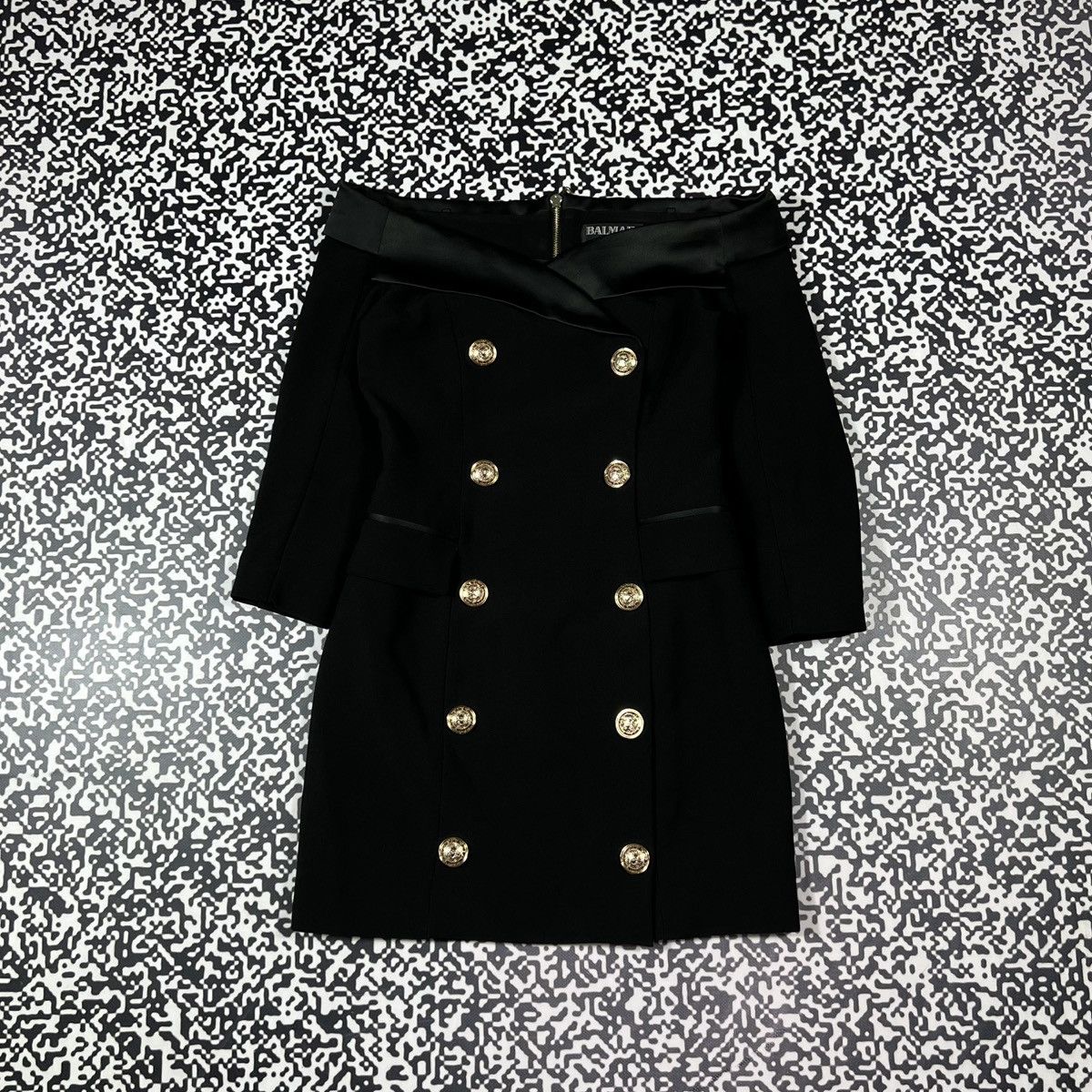 Balmain Balmain Doublure Lining Off The Shoulder Dress Luxury Style Size M / US 6-8 / IT 42-44 - 5 Thumbnail