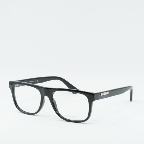 image of New Gucci Gg1117O 001 Eyeglasses in Black, Women's