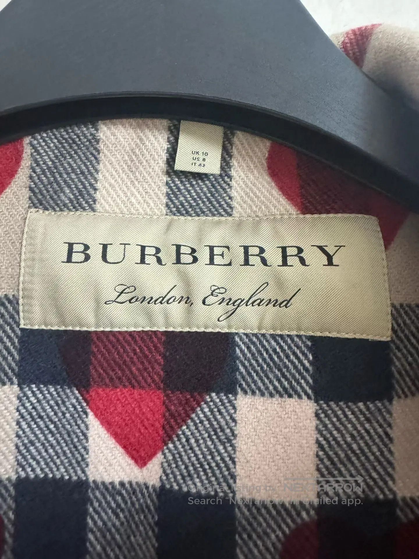 Burberry Burberry Red Toggle Hooded Coat. Size M / US 6-8 / IT 42-44 - 3 Thumbnail