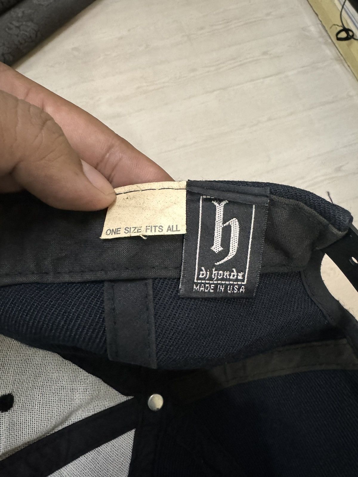 Vintage Dj Honda Made in USA Wool Snapback Size ONE SIZE - 6 Thumbnail