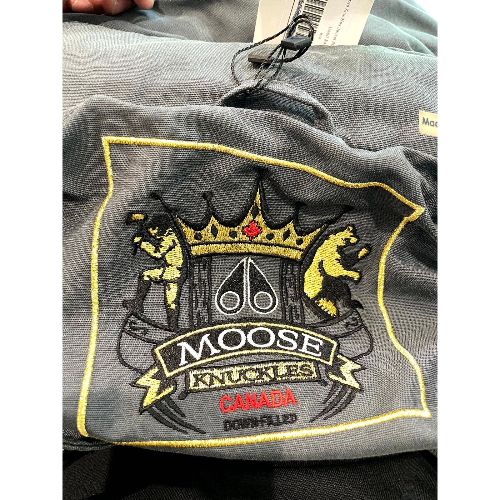 Moose Knuckles Moose Knuckles 3Q Bomber Grey Jacket Size US L / EU 52-54 / 3 - 6 Thumbnail