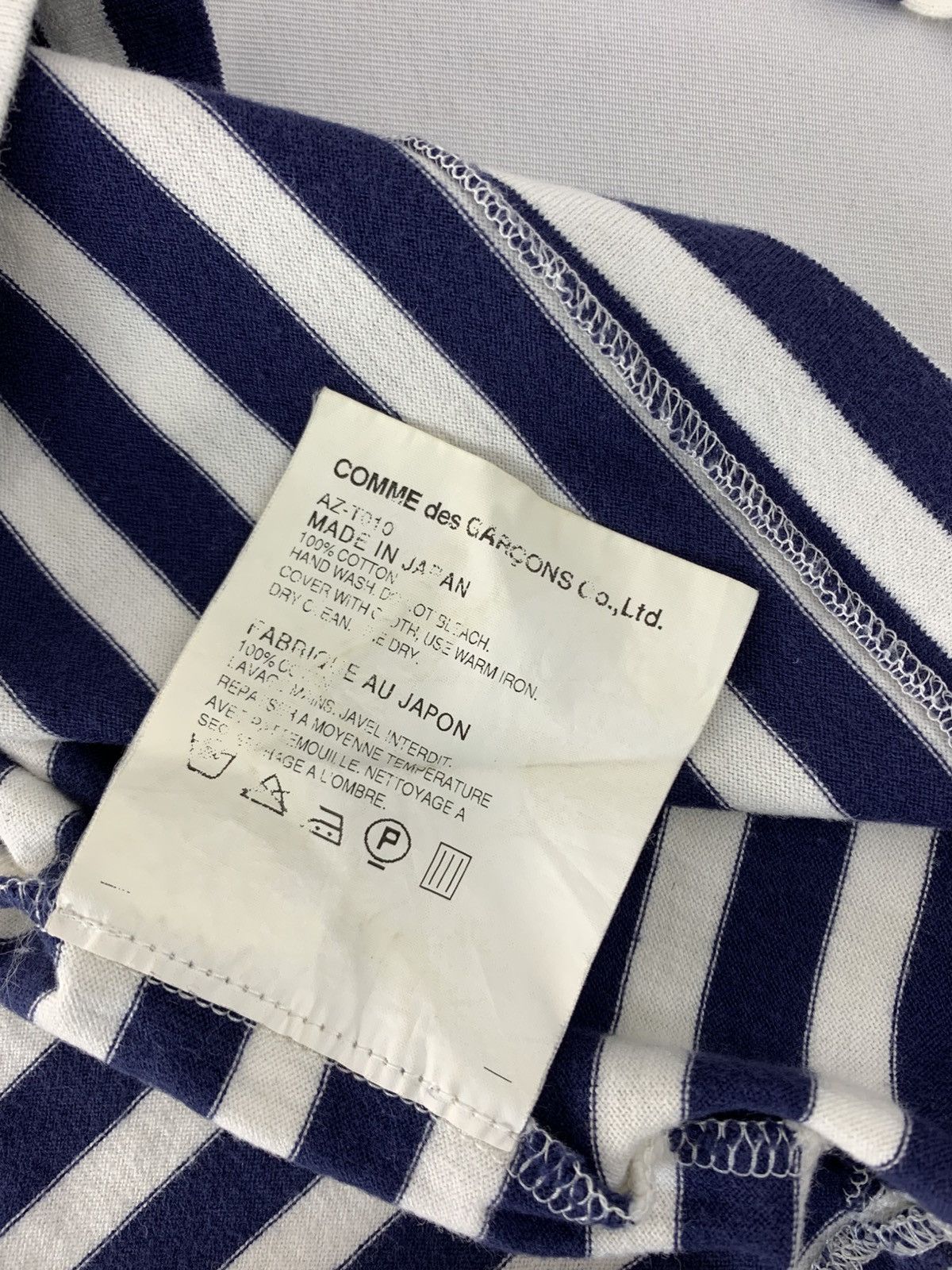 Comme des Garcons PLAY Comme Des Garcon Play Striped Longsleeve Tee Tshirt Size M / US 6-8 / IT 42-44 - 7 Thumbnail
