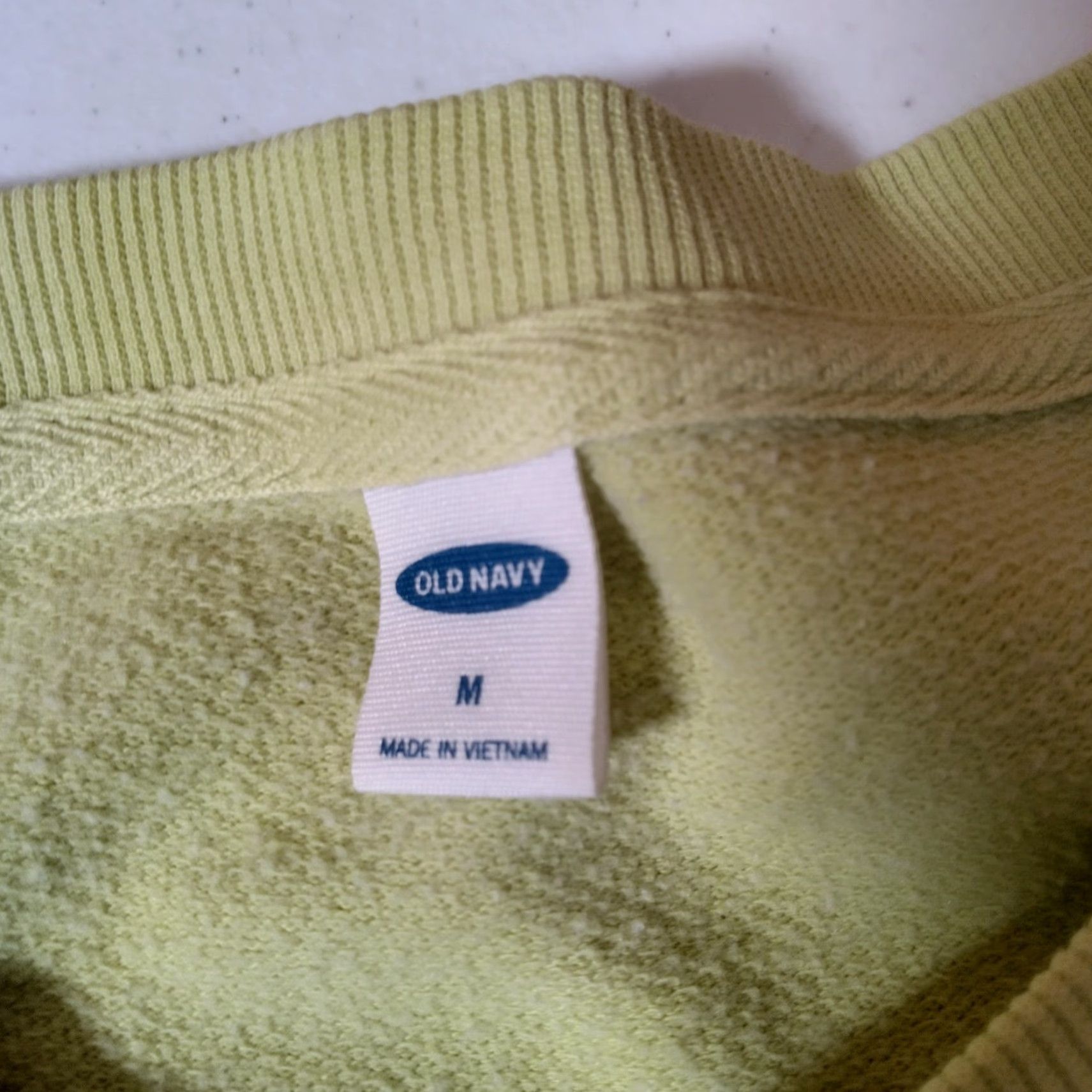 Old Navy OLD NAVY Sweatshirt Tie Dye Women M Green Citrine Hippe Festival Crew Neck Pullover Relaxed Fit Regular Size Medium Ladies Hipster Boho Athleisure Size M / US 6-8 / IT 42-44 - 5 Thumbnail