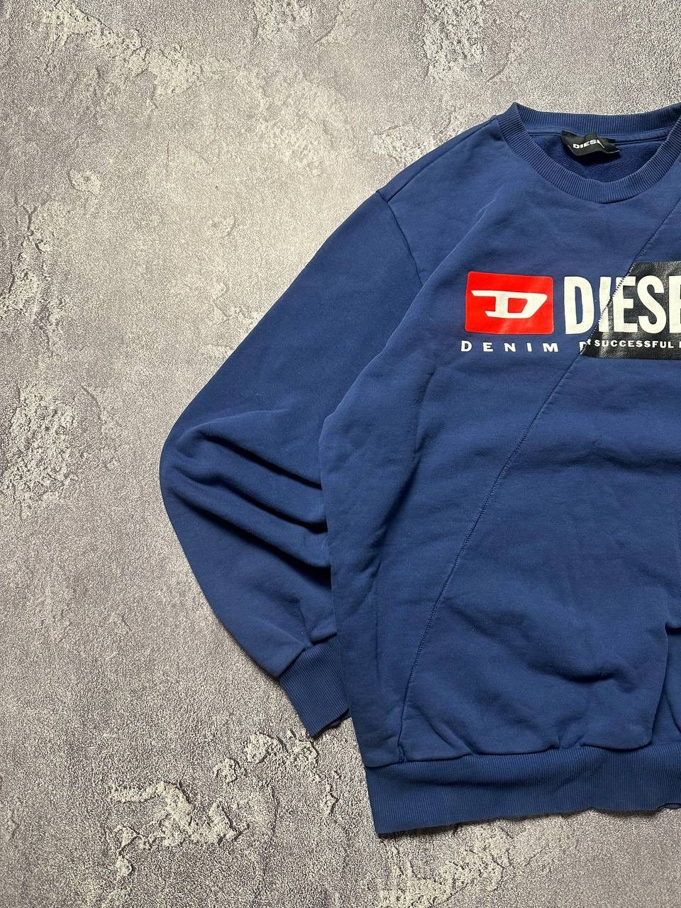 Diesel × Vintage 💥DIESEL big logo Sweatshirt Baggy Size US L / EU 52-54 / 3 - 2 Thumbnail
