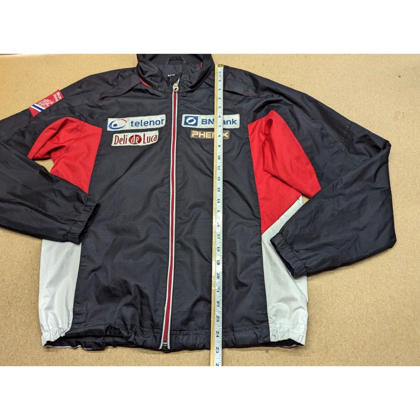 Vintage Phenix Alpine Ski Team Norway Mens Jacket Size S Full Zip Telenor Size US S / EU 44-46 / 1 - 3 Thumbnail