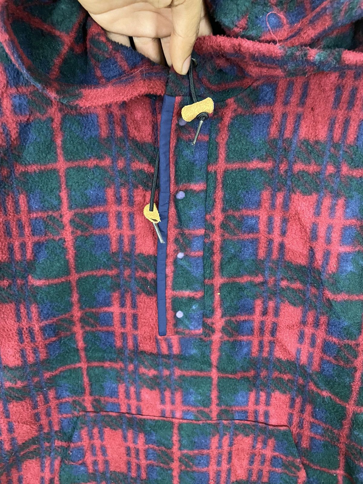 L.L. Bean × Vintage Vintage LL bean anorak fleece sweater pullover half button Size US M / EU 48-50 / 2 - 6 Thumbnail