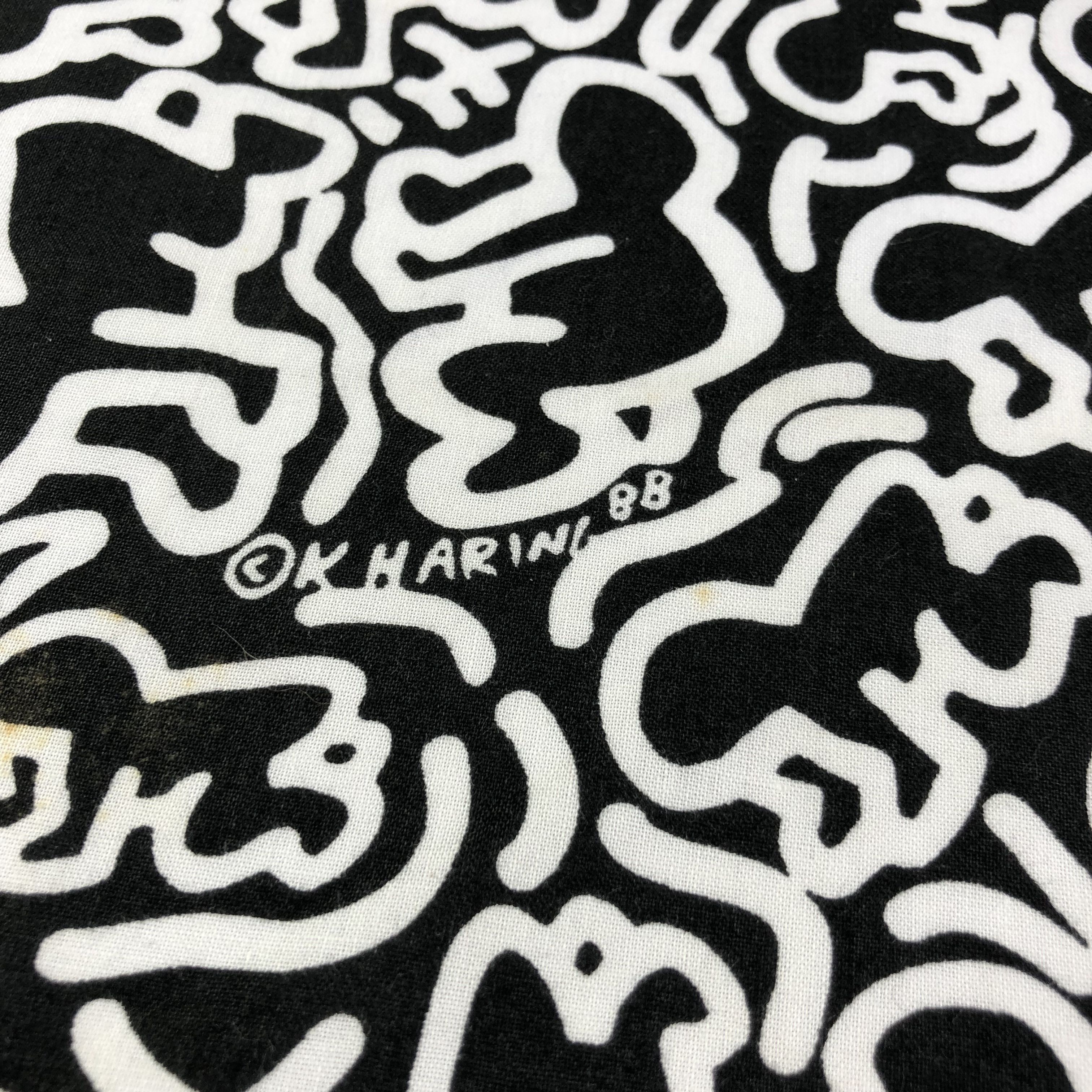 Keith Haring Keith Haring Bandana Handkerchief Neckerchief H1889 Size ONE SIZE - 6 Thumbnail