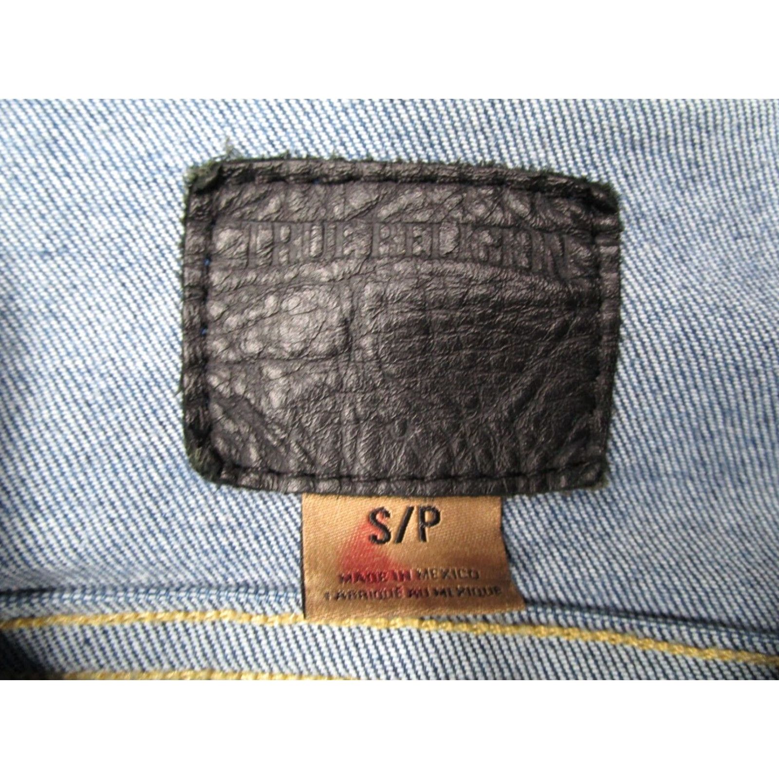 True Religion TRUE RELIGION Jacket Womens Small Blue Button Up Dusty Denim Distressed Trucker Size S / US 4 / IT 40 - 2 Thumbnail
