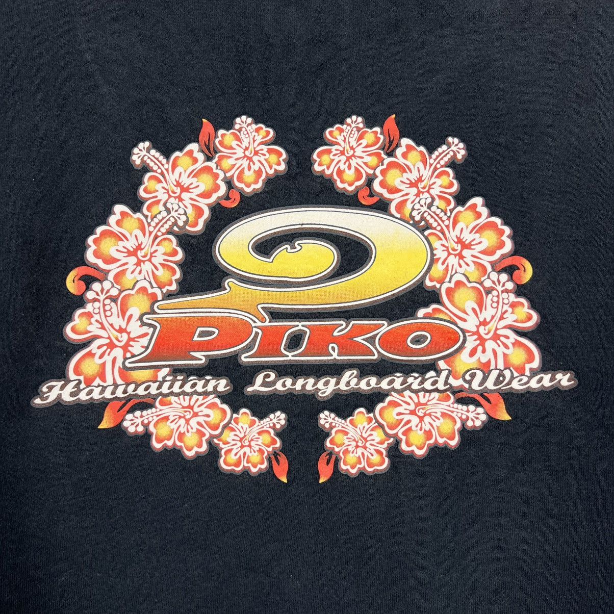 Vintage PIKO Hawaiian Longboard Wear Big Logo Sweatshirt #4244-C193 Size US L / EU 52-54 / 3 - 3 Thumbnail