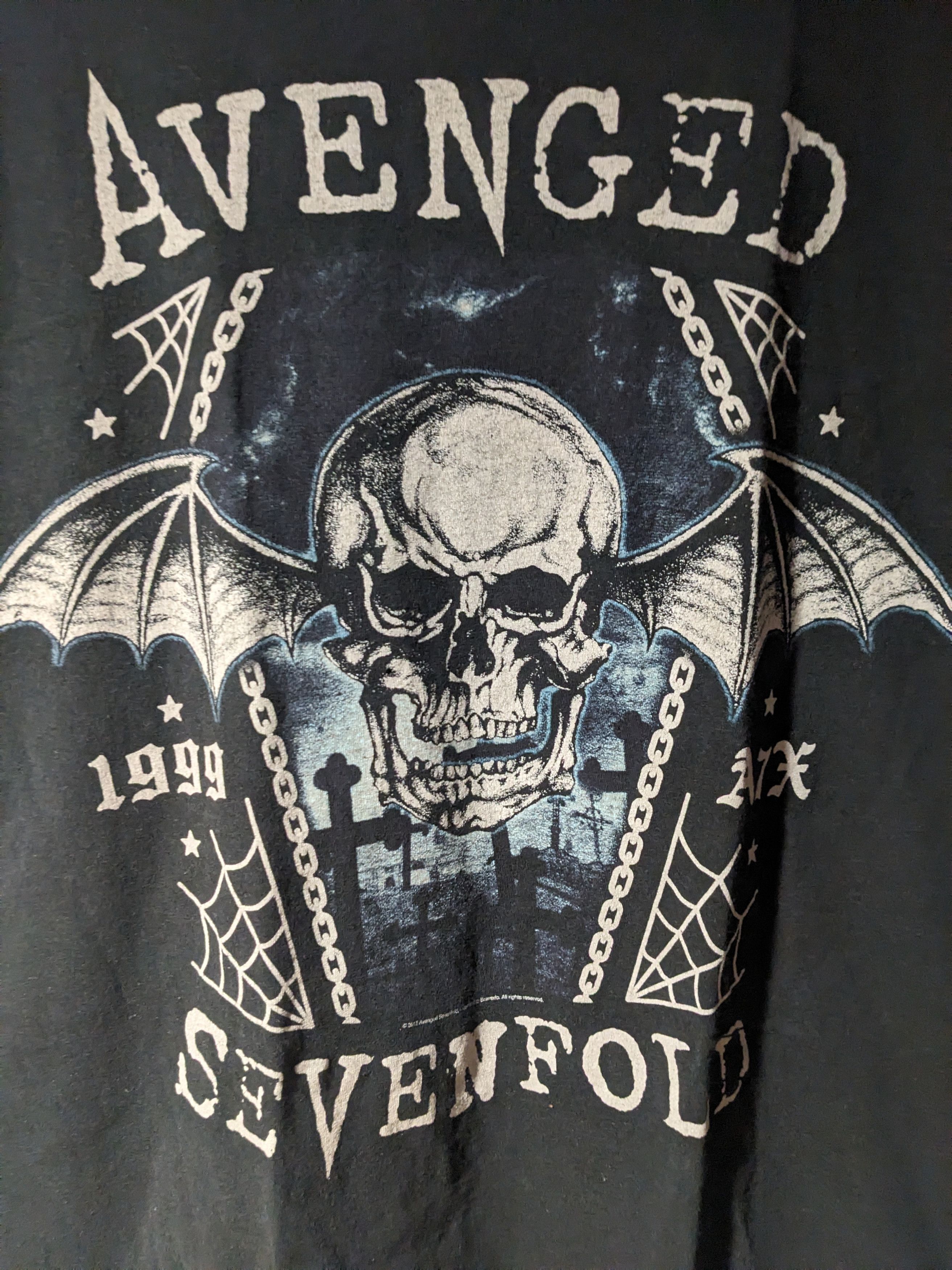 Band Tees Vintage 2015 Avenged Sevenfold Band Tour Music T-Shirt Size US M / EU 48-50 / 2 - 2 Thumbnail
