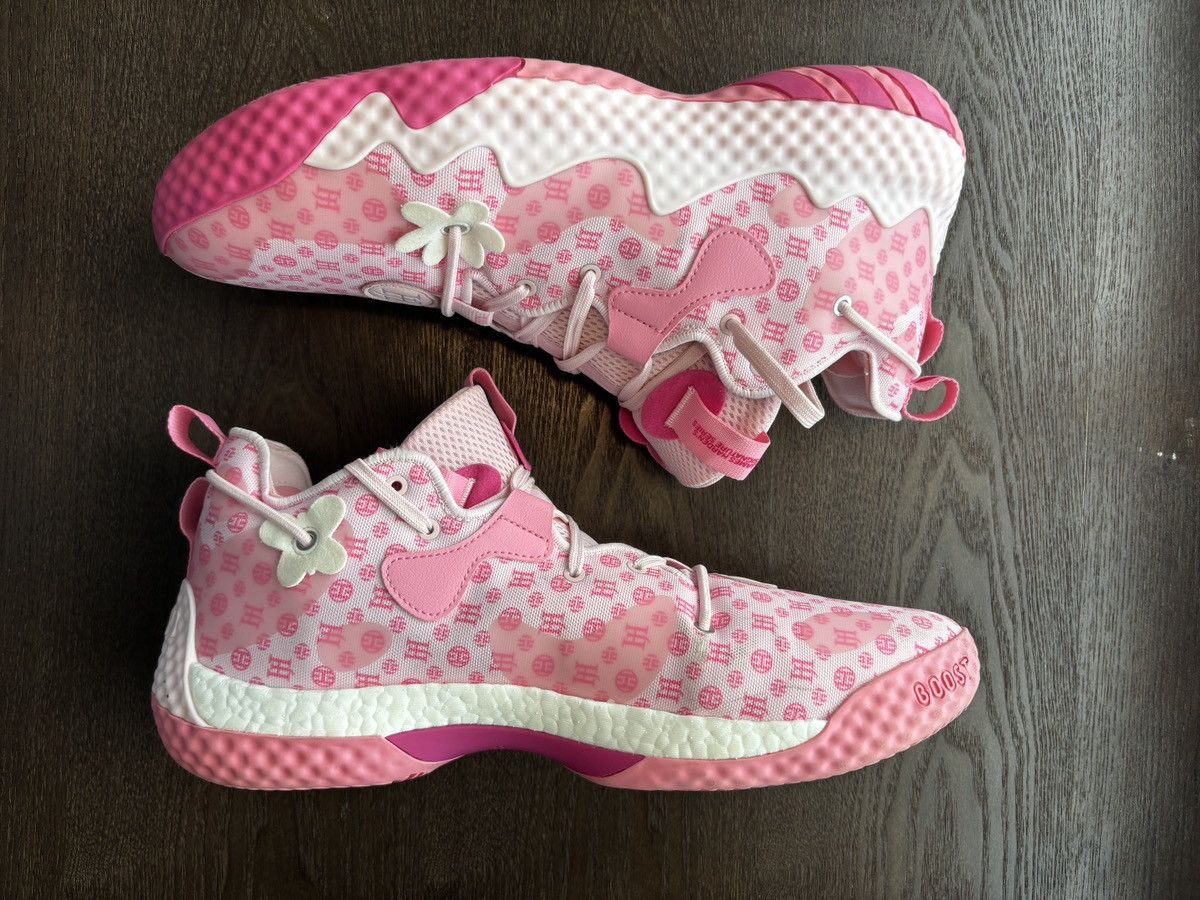 Adidas HARDEN VOL 6 PINKS Size US 14 / EU 47 - 2 Thumbnail