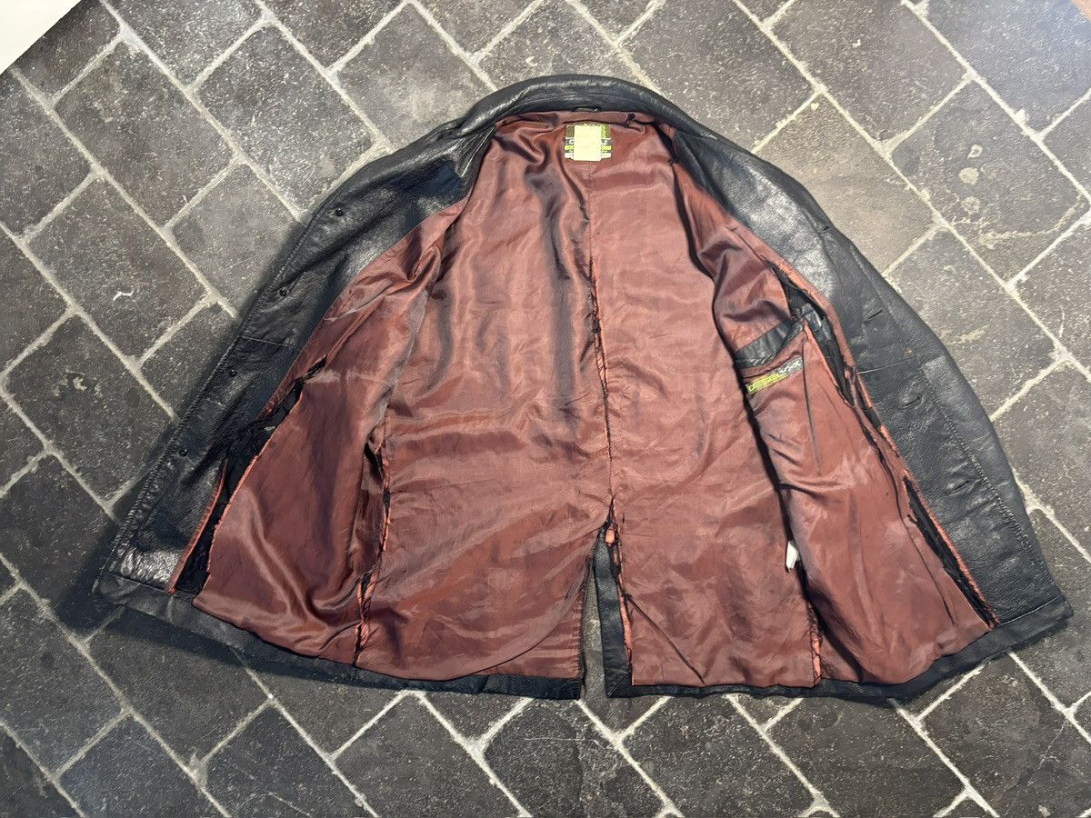 Diesel 1990s Diesel Leather Jacket Vintage Diesel Jeans Trench Mid Size US L / EU 52-54 / 3 - 6 Thumbnail