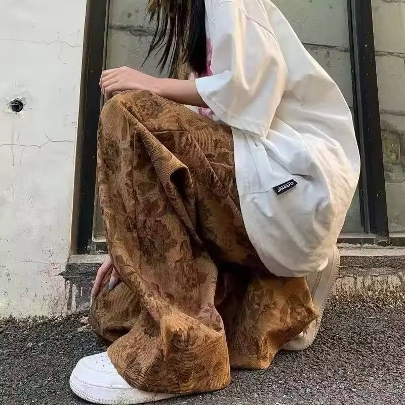 Japanese Brand × Vintage casual, very comfortable wide leg pants Size 35" - 3 Thumbnail