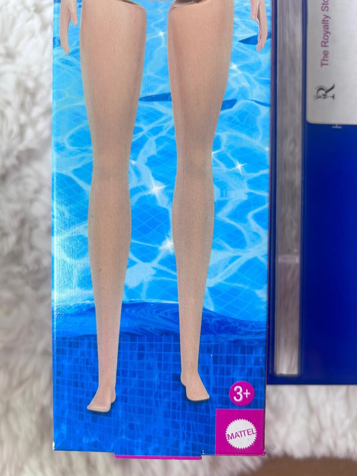 Designer Barbie Beach Doll with Pink Graphic One-Piece Swimsuit Size ONE SIZE - 6 Thumbnail
