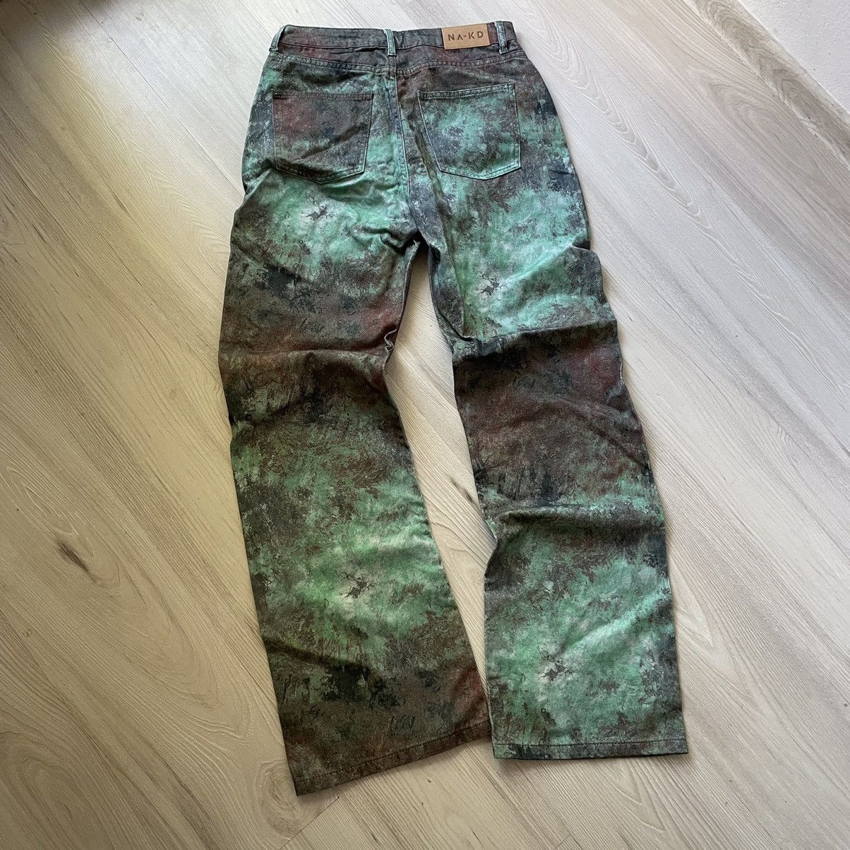 Vintage Jeans Dirty Pants Faded Crash Denim Thrashed y2k Distressed Size US 32 / EU 48 - 7 Thumbnail