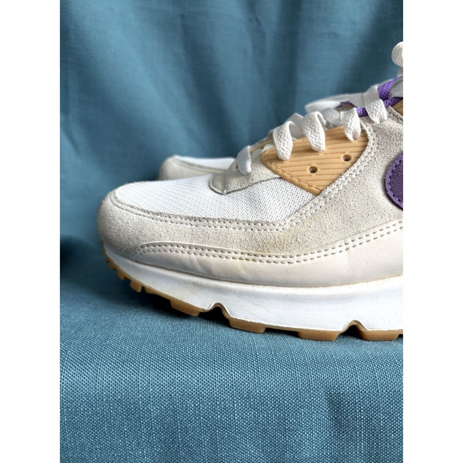 Nike Nike Air Max 90 Sneaker Mens Size 11.5 Sail Purple DM0029-102 Size US 12 / EU 45 - 4 Thumbnail