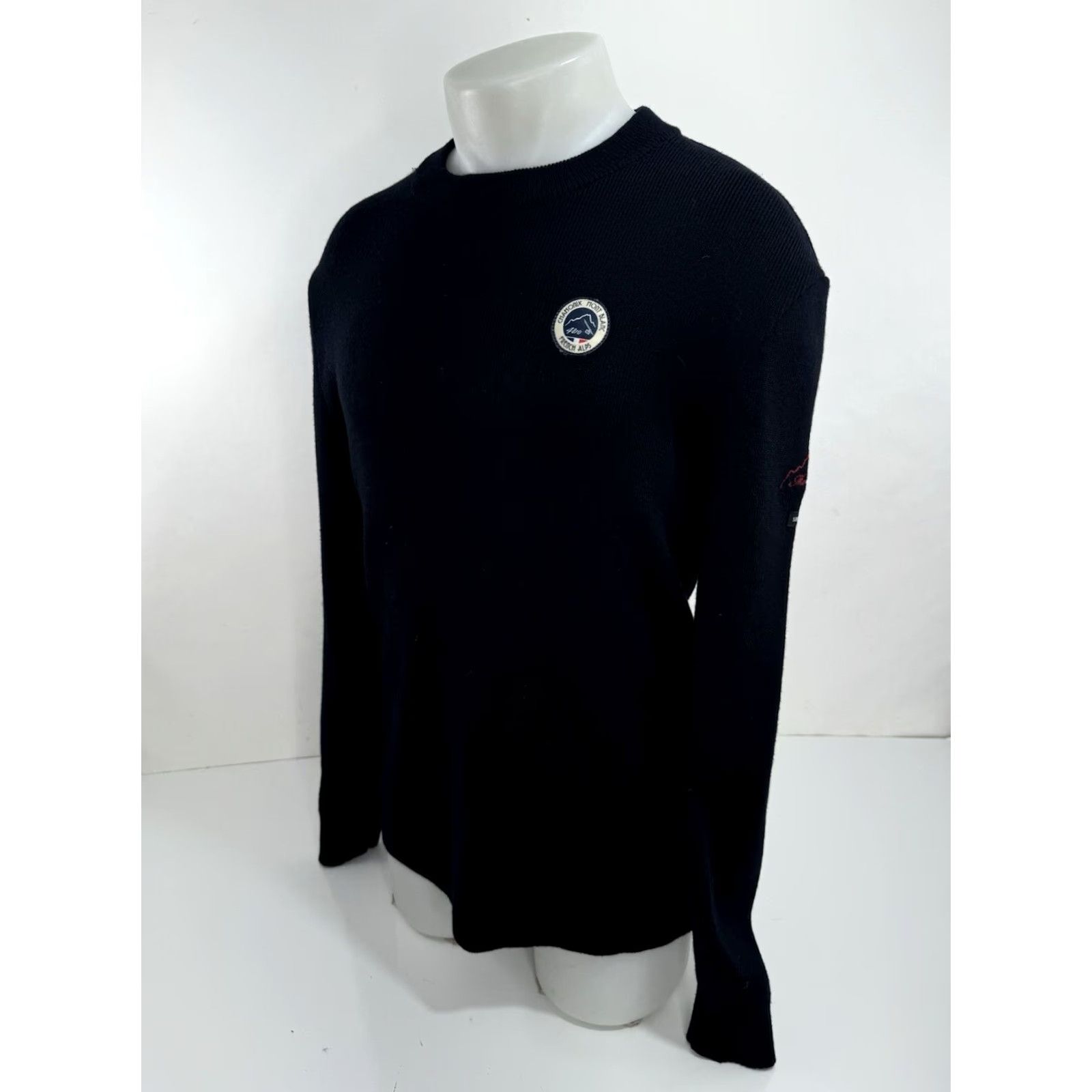 Saint James SAINT JAMES Sweater MONT BLANC ALPS WOOL BLEND Mens US 42 Pullover Very Dark Blue 90s WW Size US XL / EU 56 / 4 - 2 Thumbnail