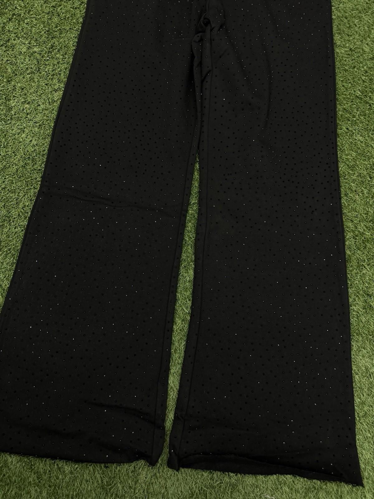 Saint Vanity Size L - Saint Vanity Black Rhinestone Sweatpants Authentic Size US 34 / EU 50 - 2 Thumbnail