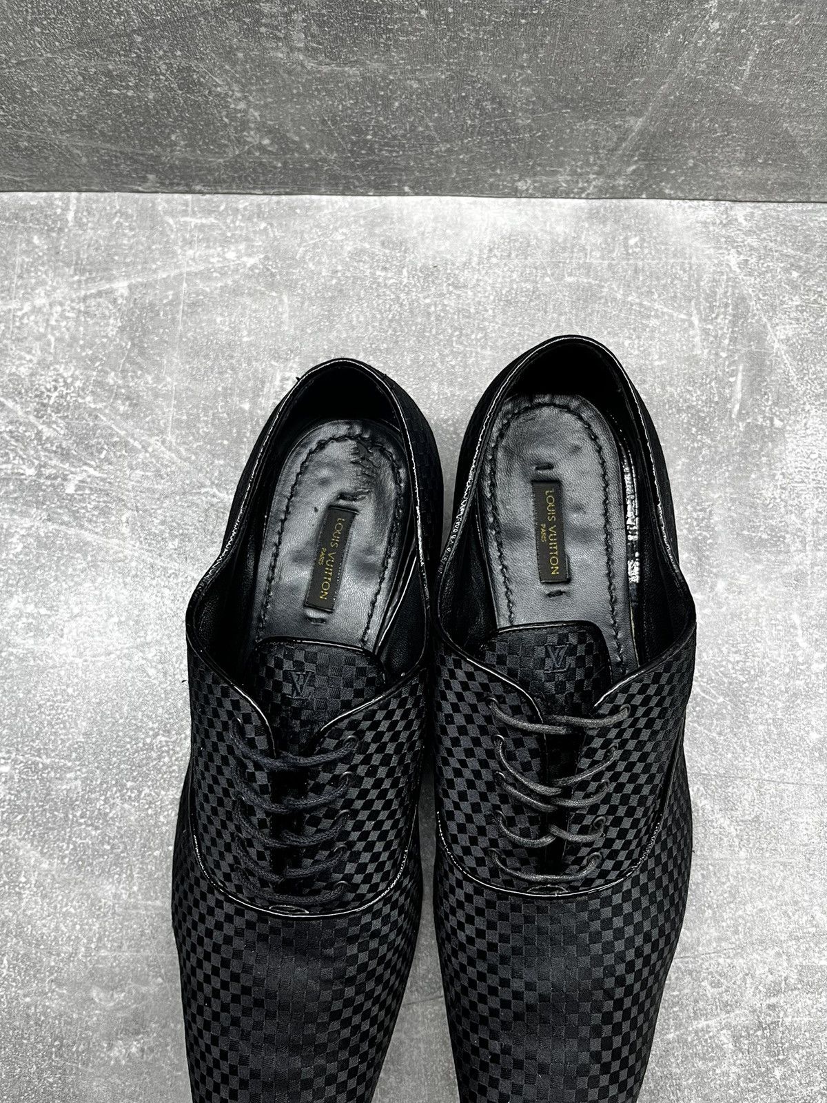 Louis Vuitton Louis Vuitton - 2018 - Petit Damier Solferino Derby Size US 8.5 / EU 41-42 - 4 Thumbnail