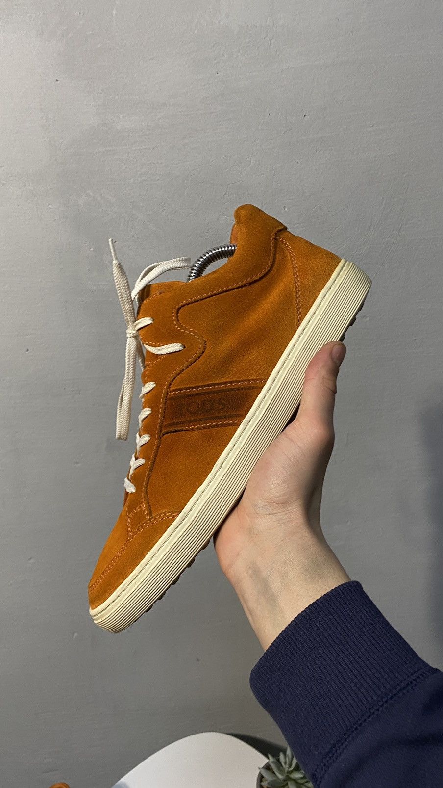 Tod's Tods orange suede sneakers size : 8,5 Size US 8.5 / EU 41-42 - 5 Thumbnail