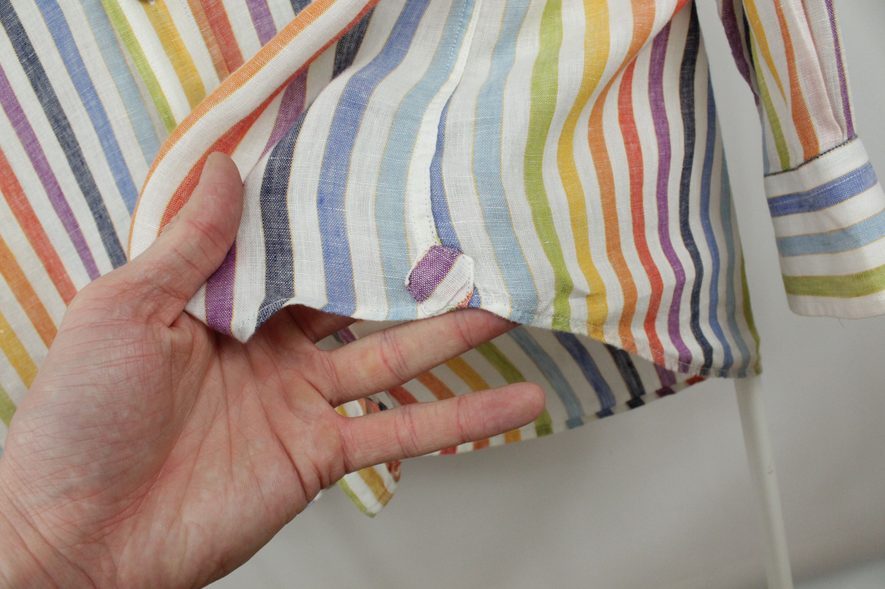 Other AAllard de Megeve Relax Fit Multicolor Linen Shirt Size US M / EU 48-50 / 2 - 7 Thumbnail