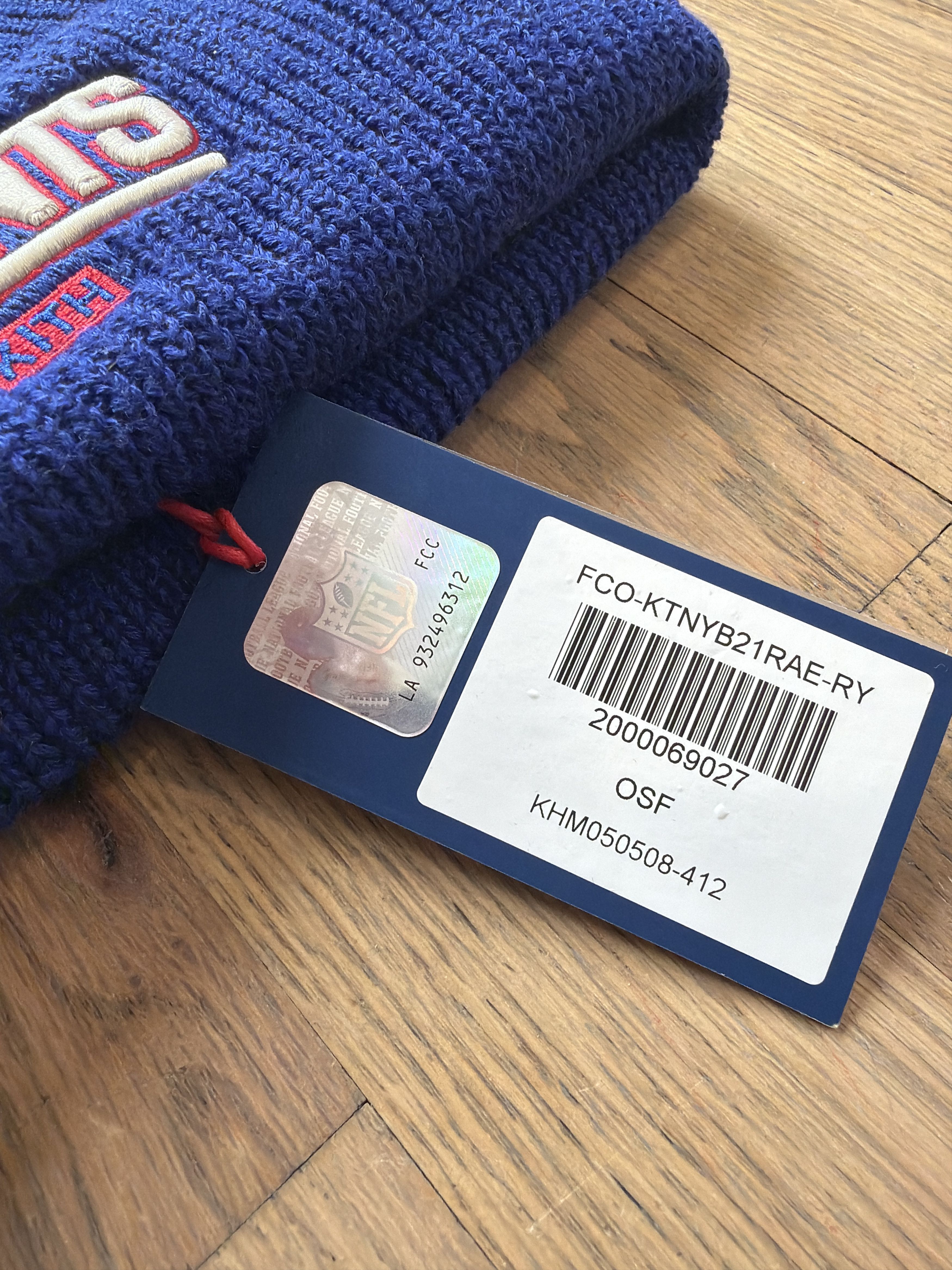 Kith × NFL KITH blue winter hat Size ONE SIZE - 5 Thumbnail