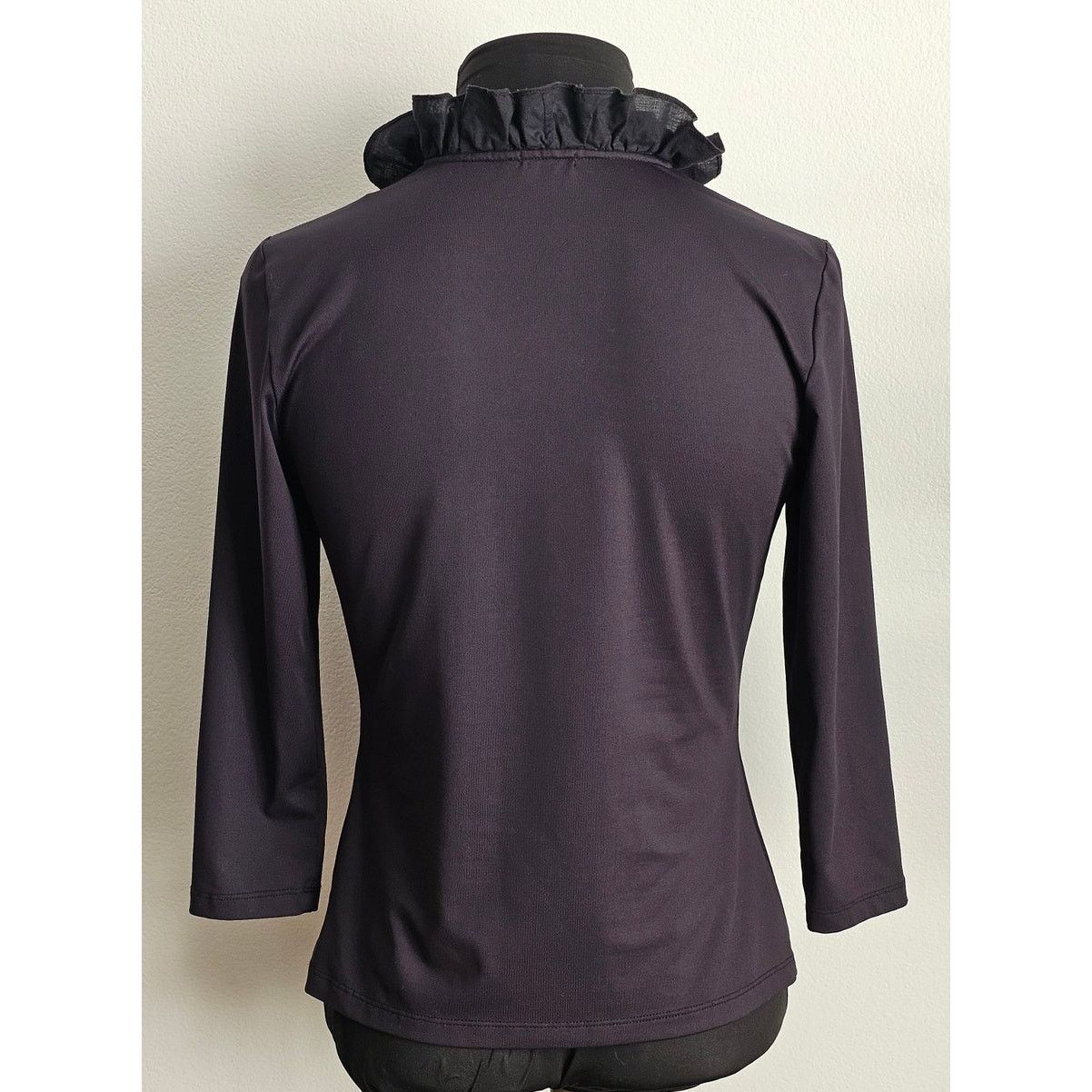 J.McLaughlin J. Mclaughlin Ruffle Neck Catalina Cloth 3/4 Sleeve Top XS Size XS / US 0-2 / IT 36-38 - 3 Thumbnail