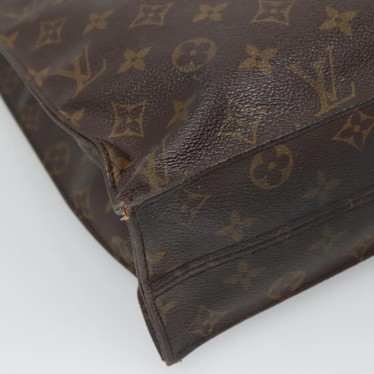 Louis Vuitton LOUIS VUITTON Monogram Sac Plat Hand Bag M51140 Size ONE SIZE - 16 Thumbnail