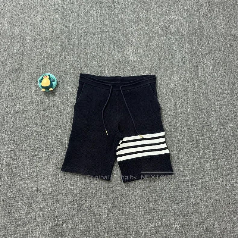 Thom Browne Thom Browne size 0 Blue striped knit shorts Size US 38 / EU 54 - 1 Thumbnail