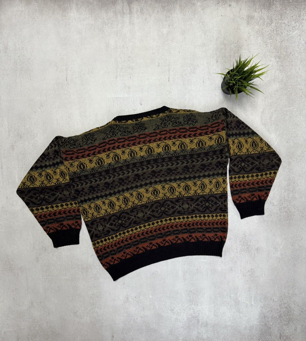 Vintage SUPER SICK SWEATER KNIT WOOL BAGGY RETRO JAPANESE BALENCIAGA Size US M / EU 48-50 / 2 - 7 Thumbnail