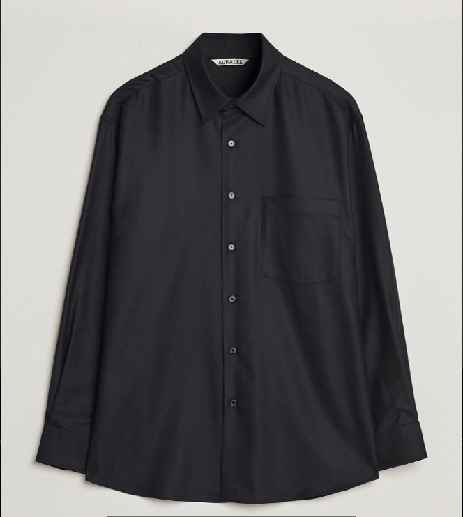 Auralee Super Light Wool Shirt sz 4