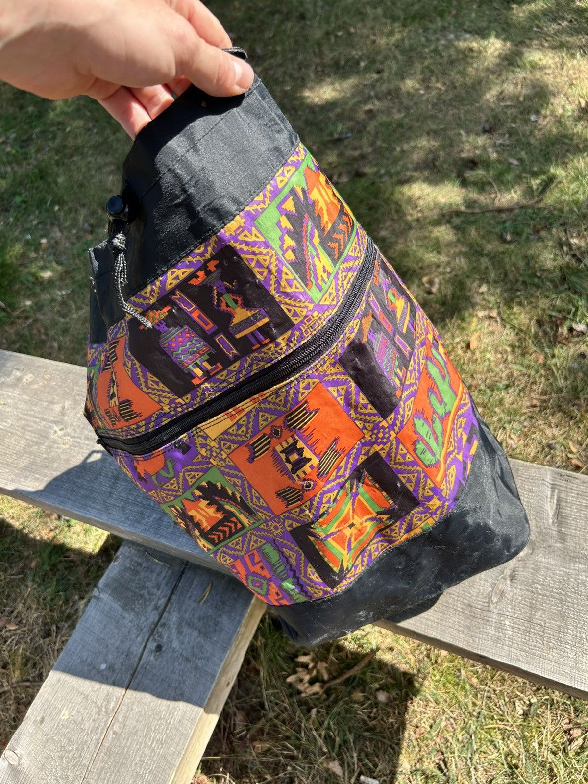 Other Unique Aztec pattern sling backpack / sling bag/shoulder bag Size ONE SIZE - 1 Thumbnail
