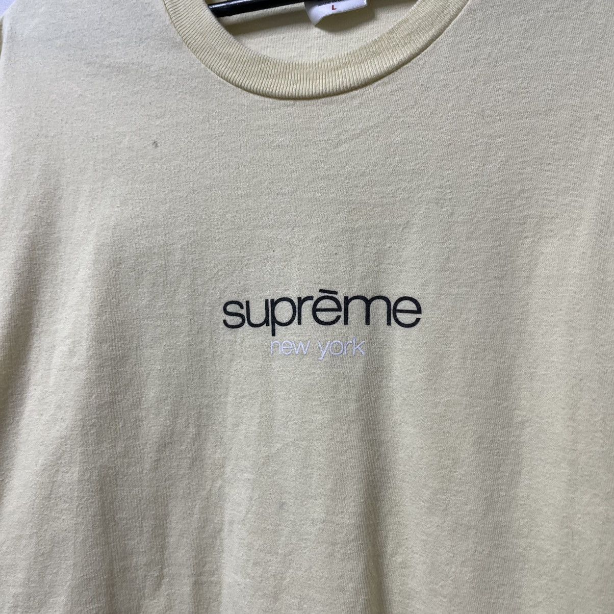 Supreme Supreme T-Shirt Big Logo Size L Size US L / EU 52-54 / 3 - 4 Thumbnail