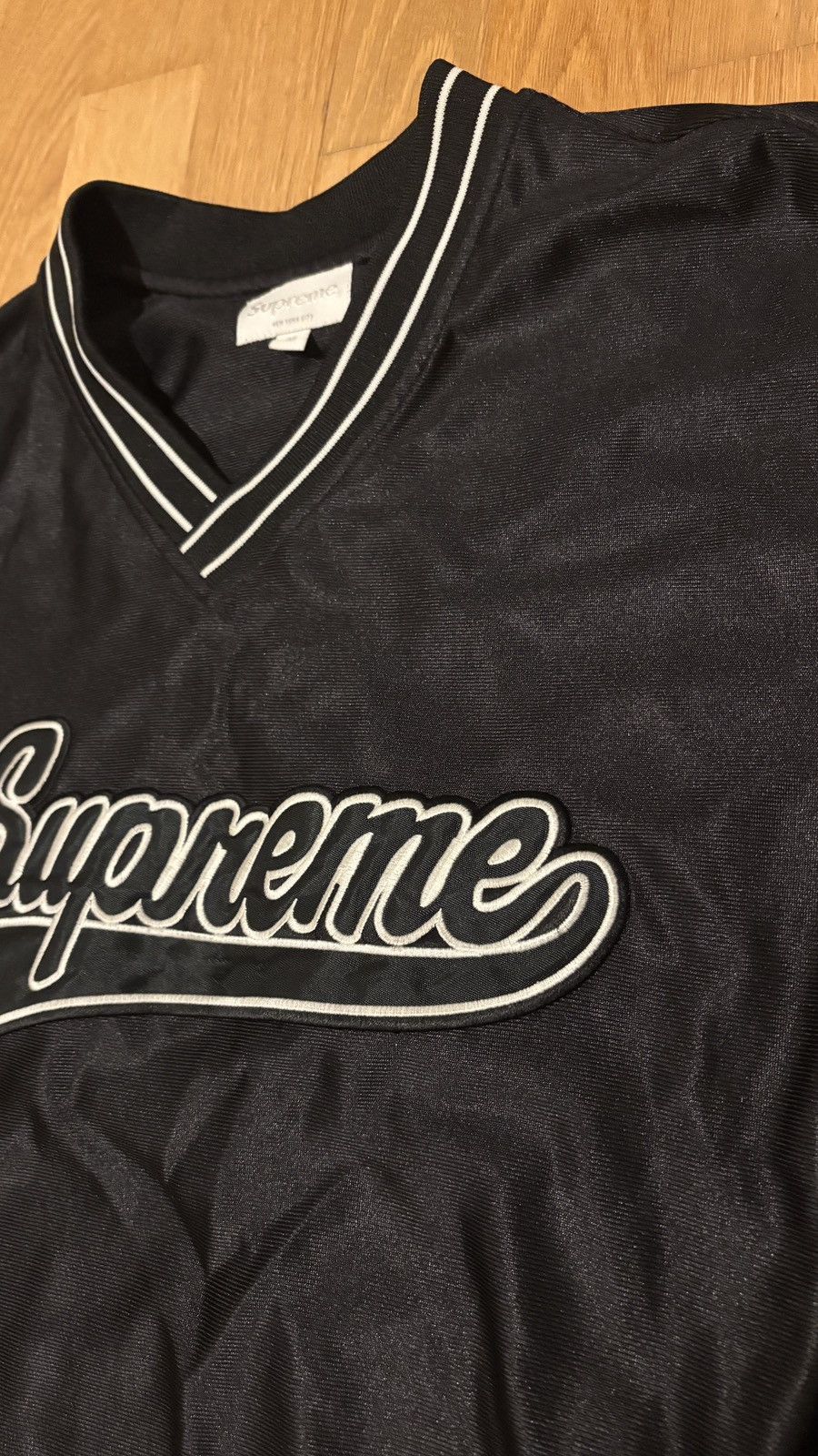 Supreme Supreme Varsity Jumper Black - Embroidered Logo Size US M / EU 48-50 / 2 - 4 Thumbnail