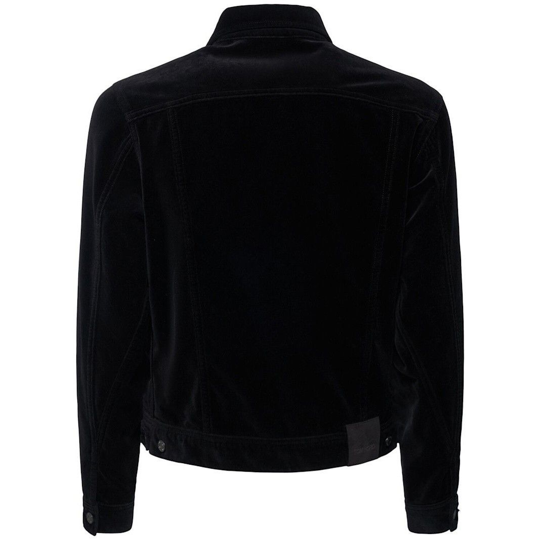 Tom Ford TOM FORD Icon Black Cotton Velvet Jacket New & Authentic (Me Size US L / EU 52-54 / 3 - 2 Thumbnail