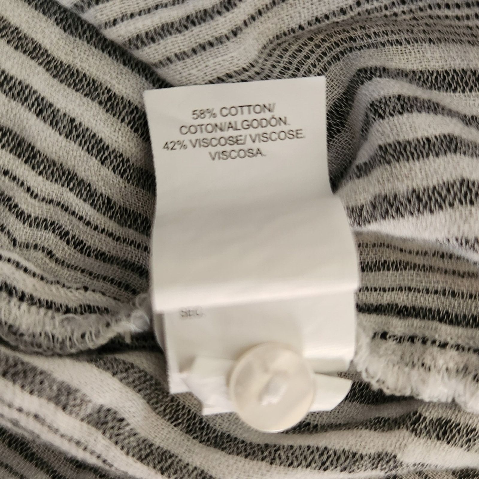 Lucky Brand Lucky Brand Gauzy striped button tunic top Medium Size M / US 6-8 / IT 42-44 - 6 Thumbnail