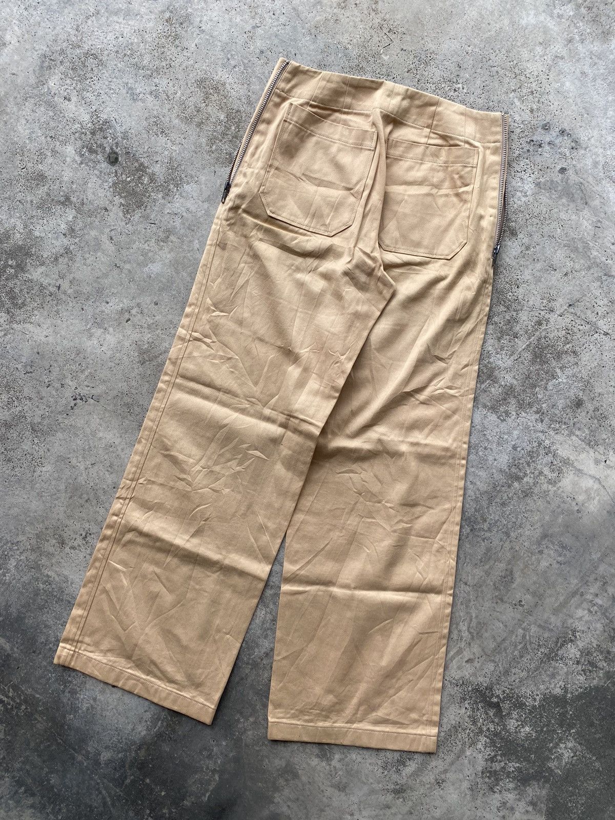 Issey Miyake × Japanese Brand Sick Design🔥Wide Pants 2 Side Zipper Size US 29 - 5 Thumbnail