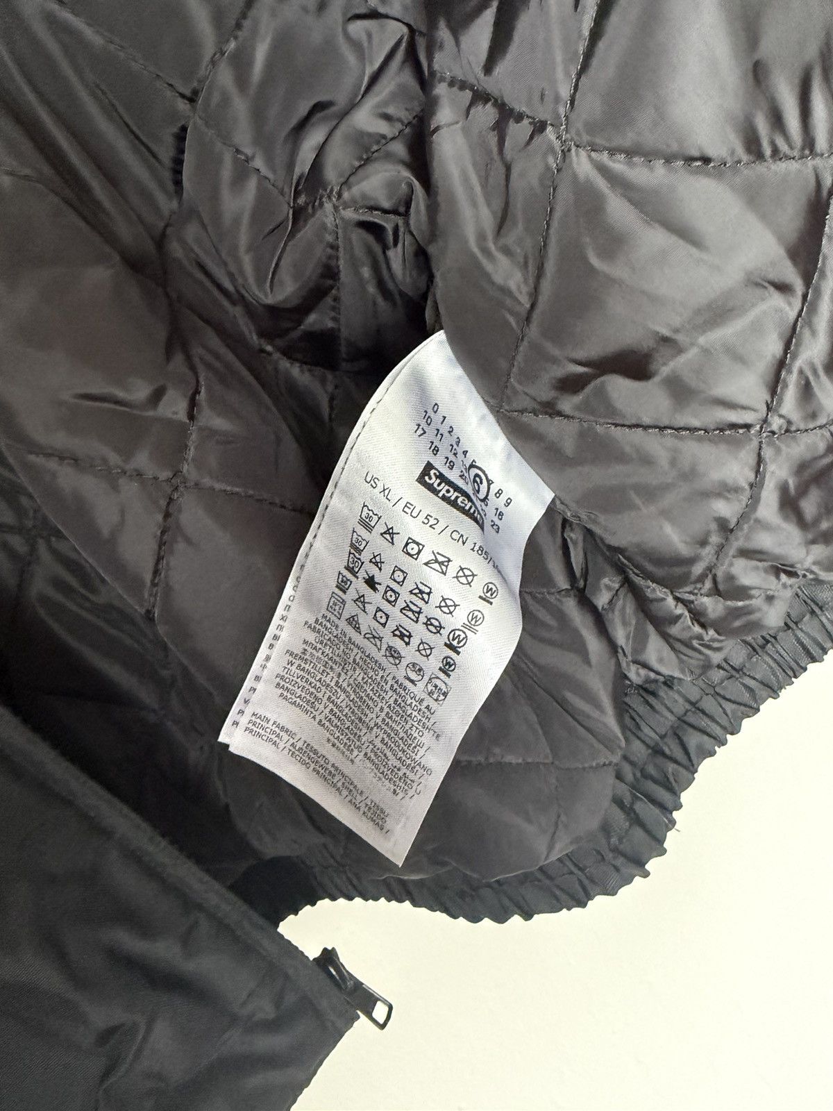 Maison Margiela × Supreme Supreme SS26 MM6 Maison Margiela Split Stadium Jacket Sz XL Size US XL / EU 56 / 4 - 11 Thumbnail