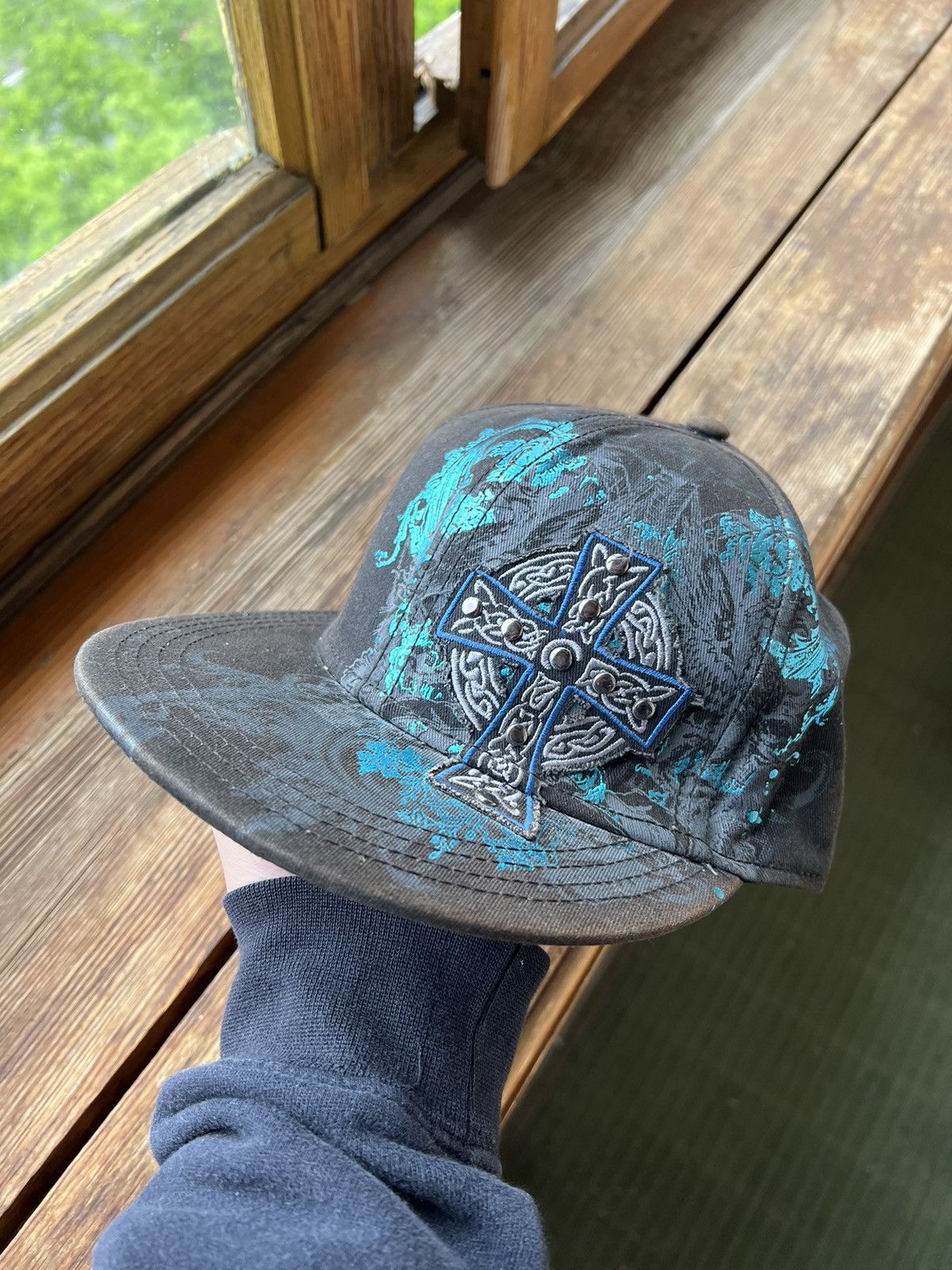 Affliction Rare MMA Elite Tapout Wings Cross Cap Y2K Affliction Style Size ONE SIZE - 2 Thumbnail