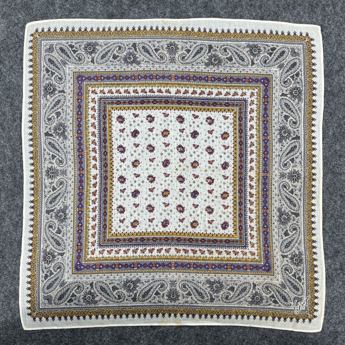 Kenzo Kenzo Paisley Handkerchief / Bandana / Neckerchief B220 Size ONE SIZE - 1 Thumbnail
