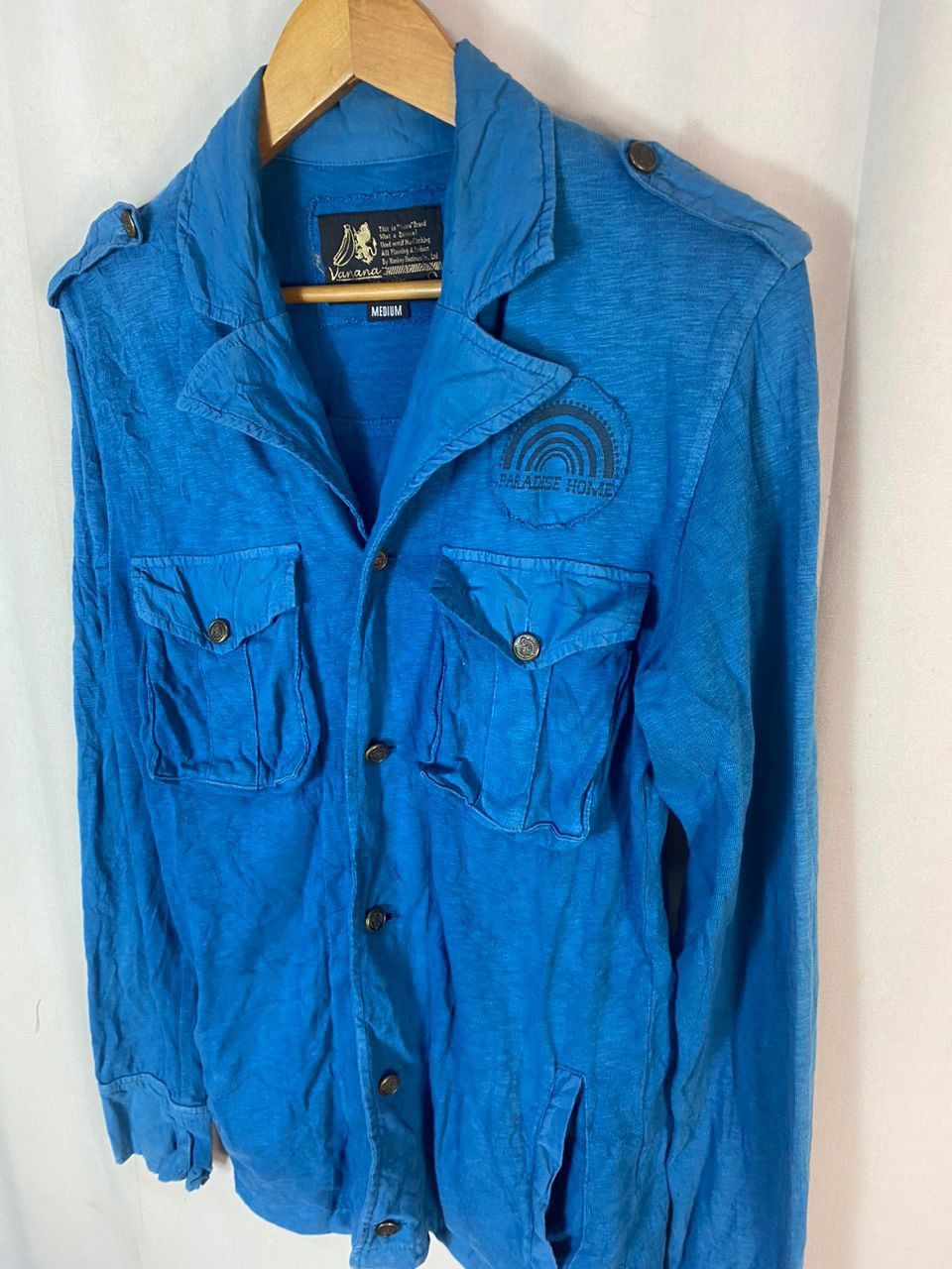 Japanese Brand Best price 🔥Vanana button up shirt with patches Size US S / EU 44-46 / 1 - 2 Thumbnail